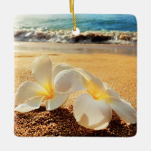 Beach Plumeria-kerstversiering