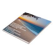 Beach Poem Tegeltje (Zijkant)