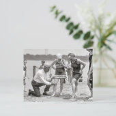 Beach Police, 1922.  foto Briefkaart (Staand voorkant)