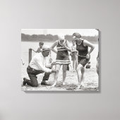 Beach Police, 1922.  foto Canvas Afdruk (Voorkant)