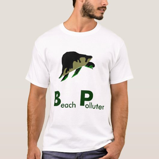 Beach Polluters - we moeten BP Boycott T-shirt (Voorkant)