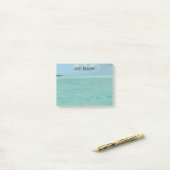 Beach Post-it® Notes (Op bureau)