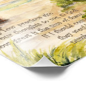 Beach Post Sunrise — psalm 139:17-18a Foto Afdruk (Hoek)