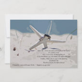 Beach Post Wedding Brunch Uitnodiging (Voorkant)