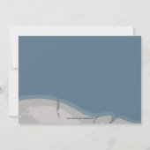 Beach Post Wedding Brunch Uitnodiging (Achterkant)