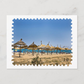 Beach Postage Stempel Briefkaart