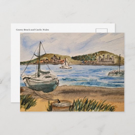 Beach Postcard Briefkaart (Voorkant / Achterkant)