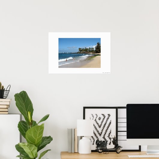beach poster (Thuiskantoor)