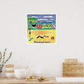 Beach - poster (Keuken)