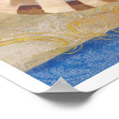 Beach Poster 1, "Surf met nautilus Shell" (Hoek)