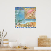 Beach Poster IV, "Seashore with Tulip Shell" (Keuken)