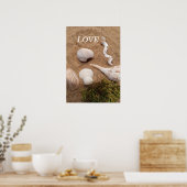 Beach Poster: Love Poster (Keuken)