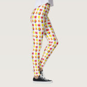 Beach Print Beachball Crab Sun Starfish Summer Leggings (Rechts)