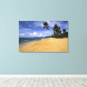 Beach Puerto Rico Canvas Afdruk (Insitu (Houten vloer))