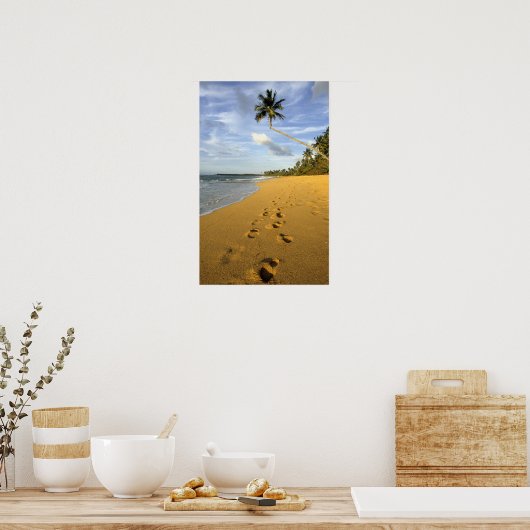 Beach Puerto Rico Poster (Keuken)