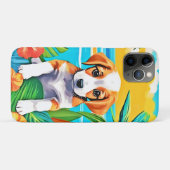 Beach Pup Paradise Uitzicht Case-Mate iPhone Case (Achterkant (horizontaal))