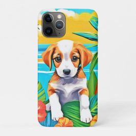 Beach Pup Paradise Uitzicht Case-Mate iPhone Case