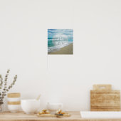 Beach quote poster ontmoet me op het strand (Keuken)