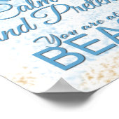 Beach Quote Shoreline Bird | Art Print (Hoek)