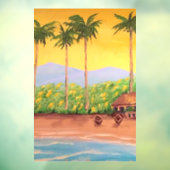 Beach Raamsticker (Vel 3)