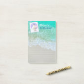 Beach, Rabbit, DIY Name Message Photo, Rulling Lin Post-it® Notes (Op bureau)