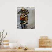 Beach Race Poster (Keuken)