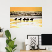 Beach Racing Kerry Ierland Poster (Thuiskantoor)