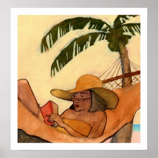 Beach Reading print (Voorkant)