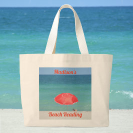 Beach Reading Seascape Beach Canvas tas