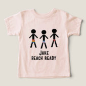 Beach Ready - Drie geklede jongens (Design voorkant)