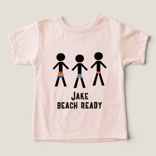 Beach Ready - Drie geklede jongens (Design voorkant)