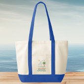 Beach Real Estate Company Custom Coastal Realtor Tote Bag