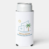 Beach Real Estate Company Schattige Seltzer Blikjeskoeler (Seltzer Voorkant)