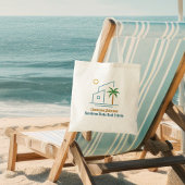 Beach Real Estate Company Schattige  Tote Bag