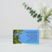 Beach Real Estate Visitekaartje (Staand voorkant)