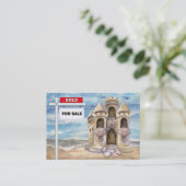 Beach Real Estate Visitekaartje - SRF (Staand voorkant)