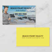 Beach Realtor-Visitekaartje Visitekaartje (Voorkant / Achterkant)