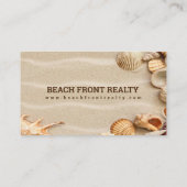 Beach Realtor-Visitekaartje Visitekaartje (Achterkant)
