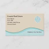 Beach Realtor Visitekaartjes Design (Voorkant)