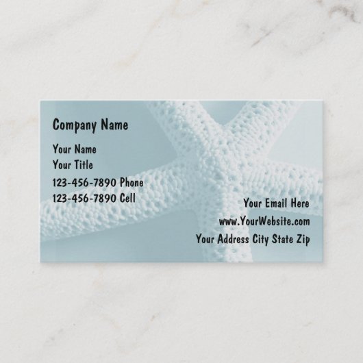 Beach Realty Visitekaartjes (Voorkant)