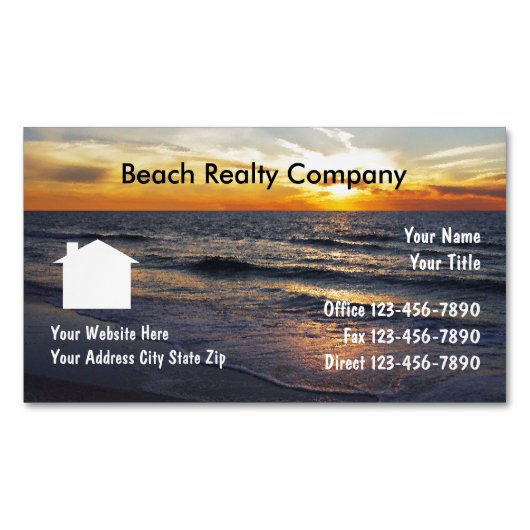 Beach Realty Zakelijke Magneten (Voorkant)