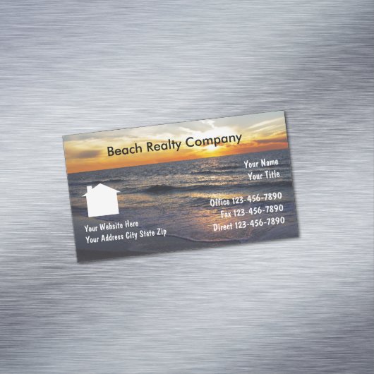 Beach Realty Zakelijke Magneten (Voorbeeld)