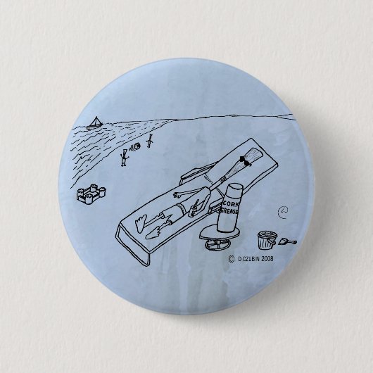 Beach Reed Ronde Button 5,7 Cm (Voorkant)