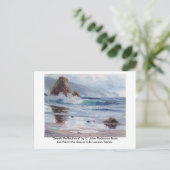 "Beach Reflections"-Briefkaarten Briefkaart (Staand voorkant)