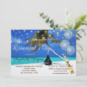 Beach, Relax, ballonnen, wijnpartij Kaart (Staand voorkant)