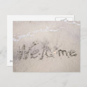 Beach Rentals verwelkomt Briefkaart (Voorkant / Achterkant)