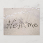 Beach Rentals verwelkomt Briefkaart (Voorkant)