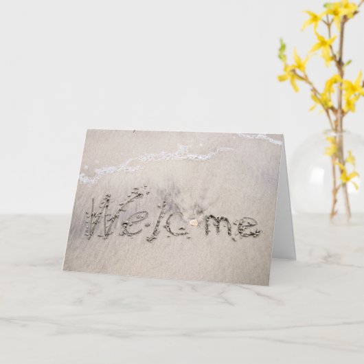 Beach Rentals verwelkomt Kaart (Gele Bloem)