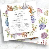 Beach repesial Dinner Invitation Kaart