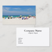 Beach Retirement Visitekaartjes (Voorkant / Achterkant)